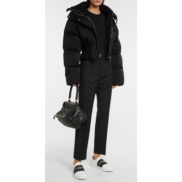 Givenchy Urban Street Knot White Black Logo Low Top Flat Trainer Sneaker 39.5 - Picture 3 of 12